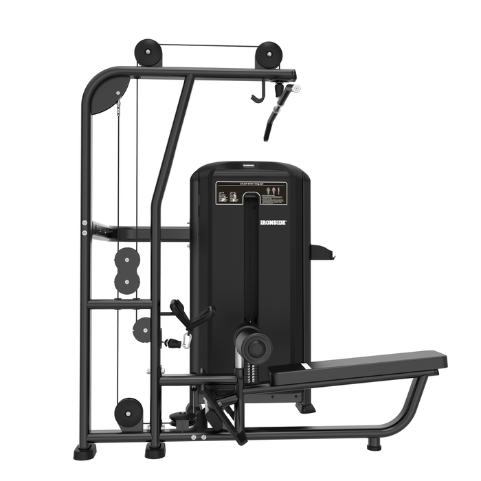 IRONSIDE Infinity Dual Lat PullDown & Low Row Machine 2.0