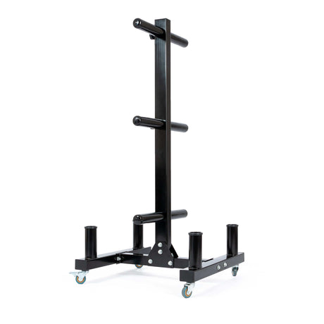 Rack Almacenamiento Discos y Barra Olímpica IRONSIDEBARRASIRONSIDEColor: Negro